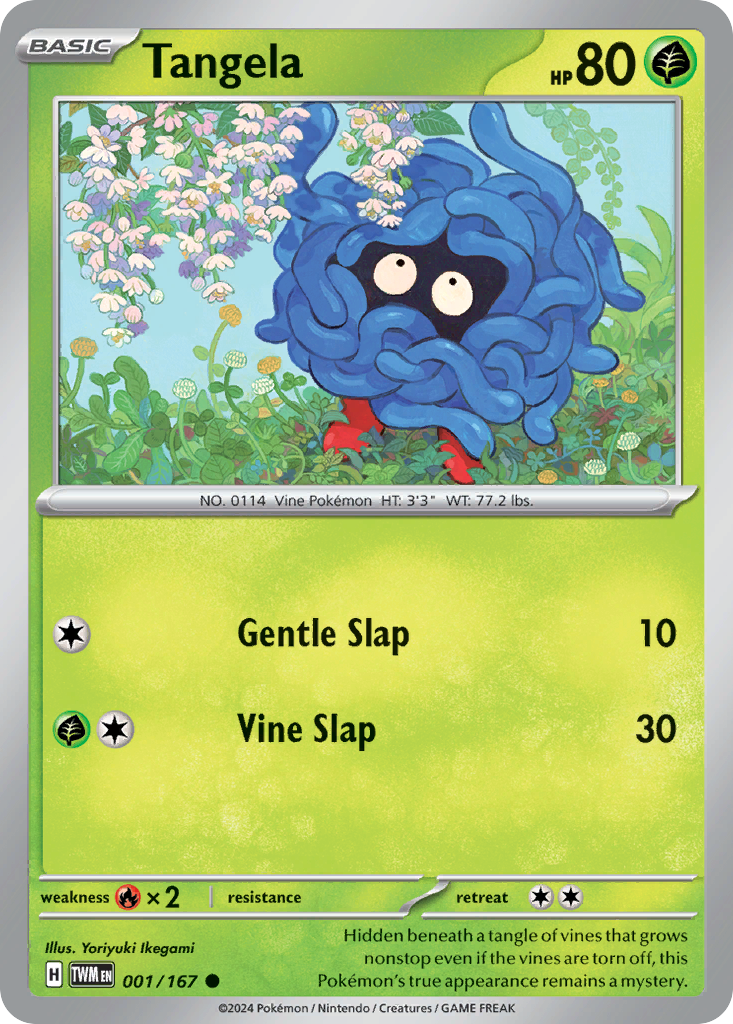 001/167 - Tangela - [Common] - Reverse Holo