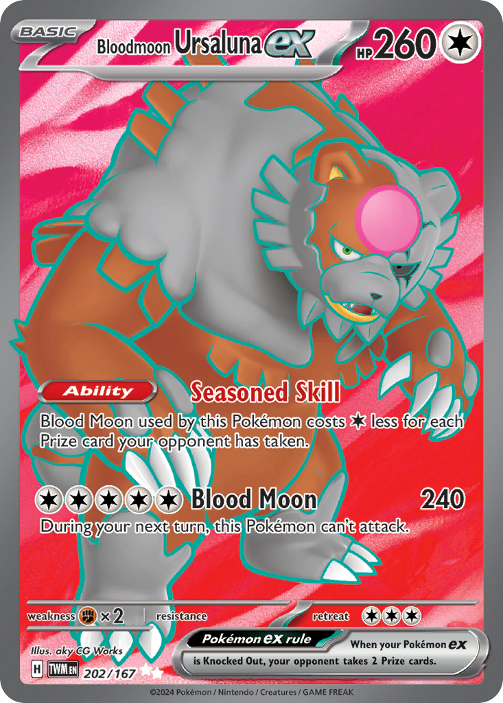 202/167 - Bloodmoon Ursaluna ex - [Ultra Rare]