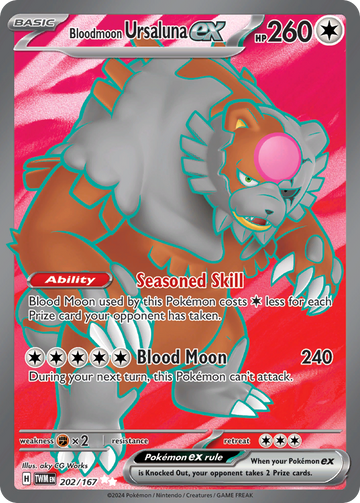 202/167 - Bloodmoon Ursaluna ex - [Ultra Rare]