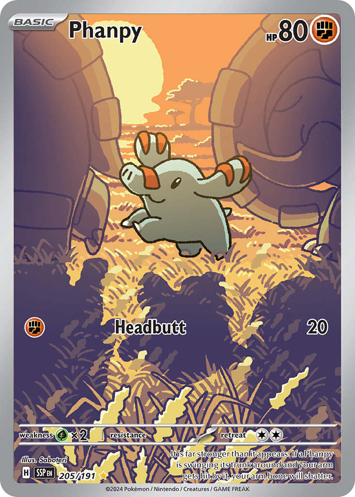 205/191 - Phanpy - [Illustration Rare]