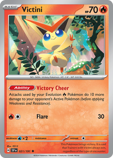 021/191 - Victini - [Uncommon] - Reverse Holo