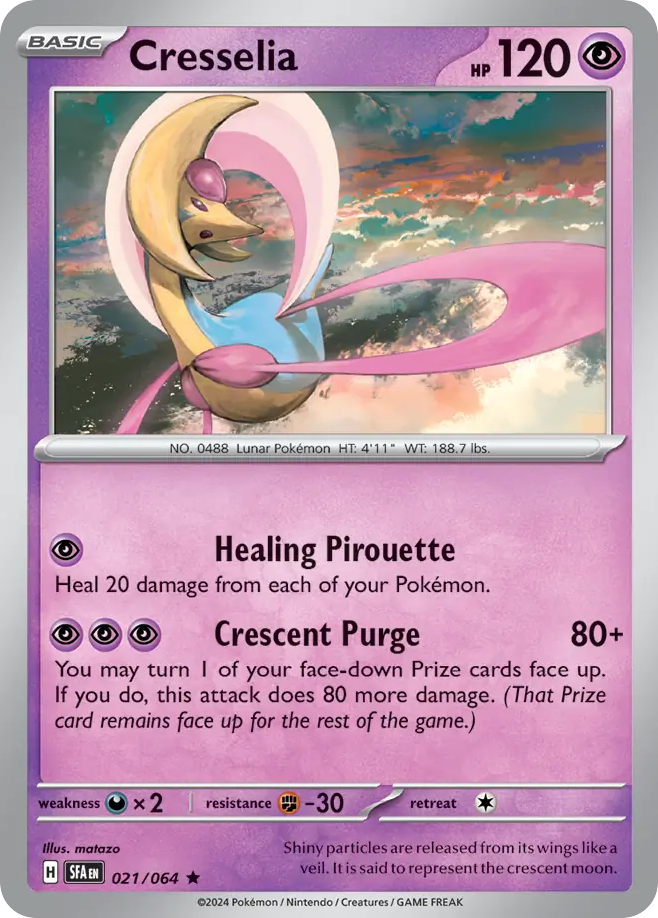 021/064 - Cresselia - [Rare] - Reverse Holo