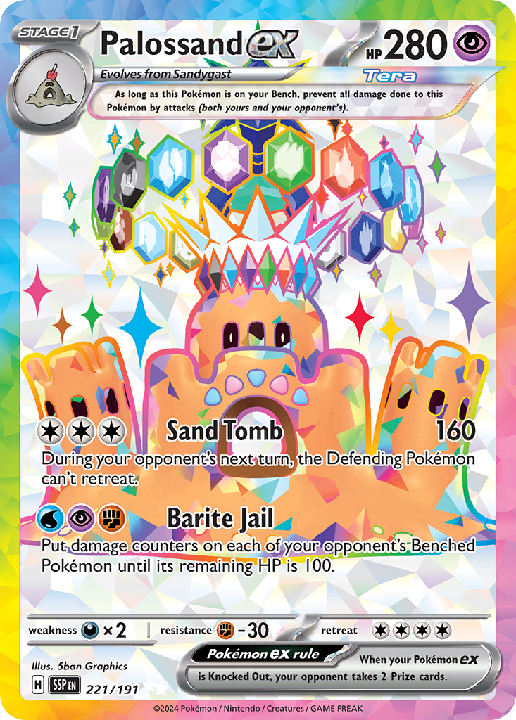 221/191 - Palossand ex - [Ultra Rare]