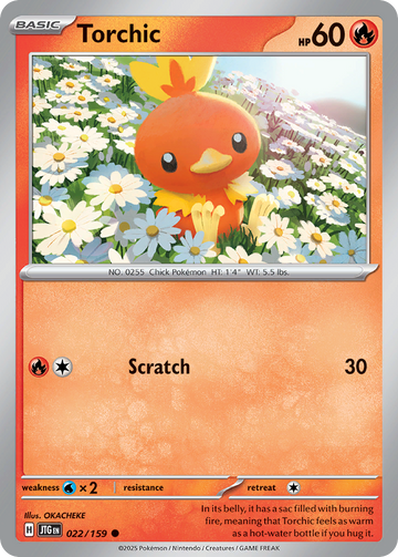 022/159 - Torchic - [Common] - Reverse Holo
