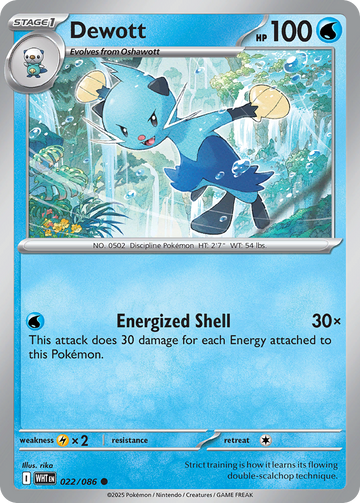 022/086 - Dewott - [Common] - Reverse Holo