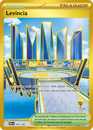 Losse Pokemonkaart 244/182 - Levincia - Destined Rivals - [Hyper Rare]