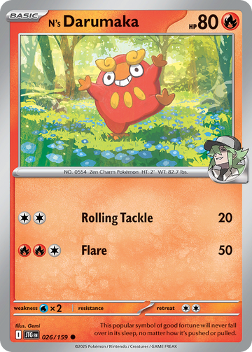 026/159 - N's Darumaka - [Common]