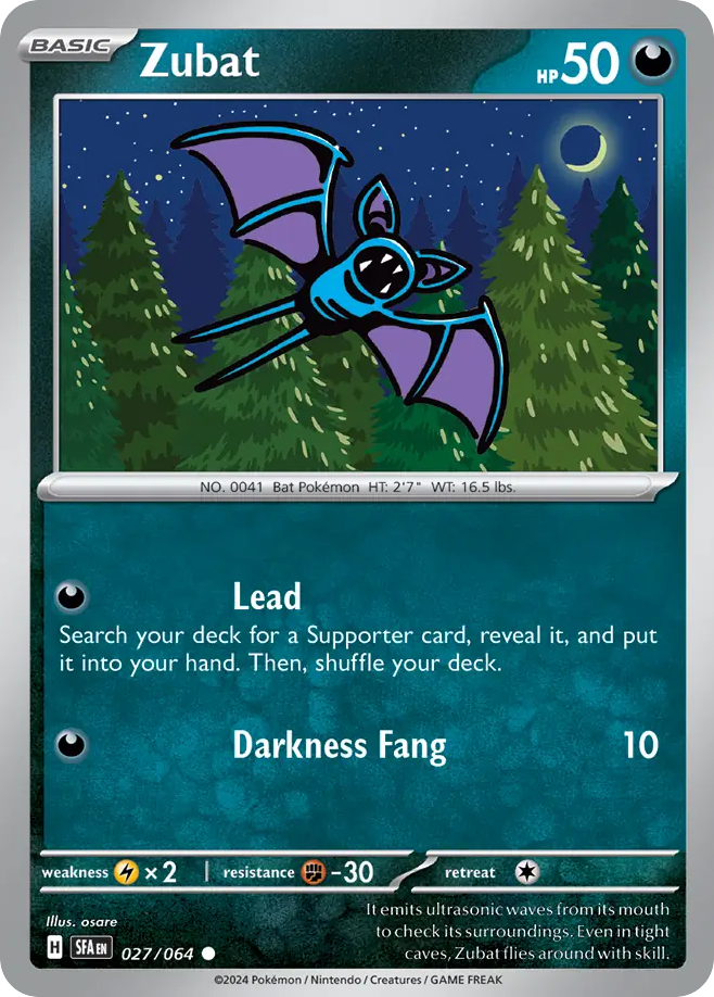 027/064 - Zubat - [Common] - Reverse Holo