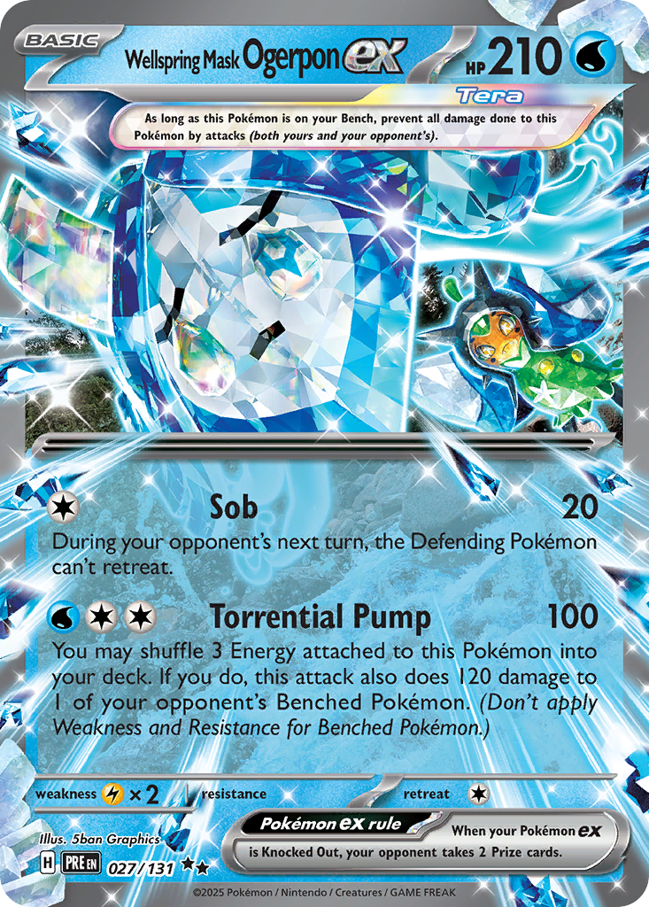 027/131 - Wellspring Mask Ogerpon ex - [Double Rare]
