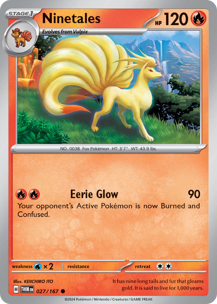 027/167 - Ninetales - [Common] - Reverse Holo