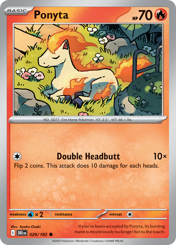 029/182 - Ponyta - [Common]