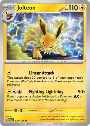 029/131 - Jolteon - [Rare] - Poké Ball Holo