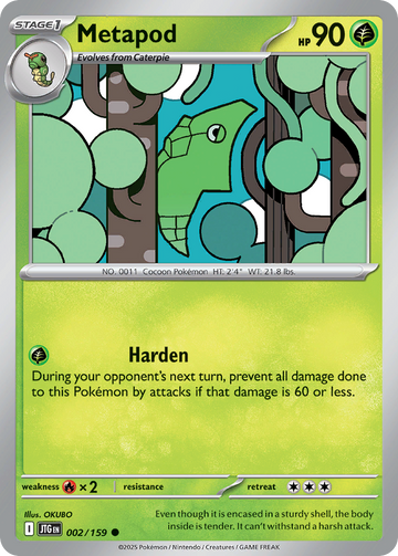 002/159 - Metapod - [Common]