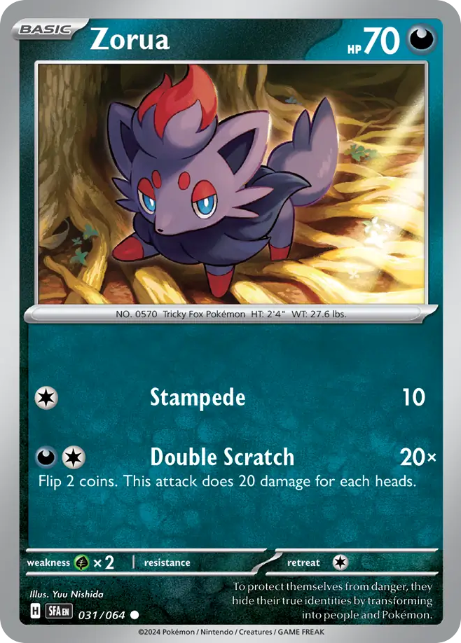 031/064 - Zorua - [Common] - Reverse Holo