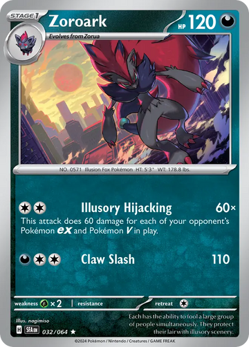 032/064 - Zoroark - [Rare] - Reverse Holo