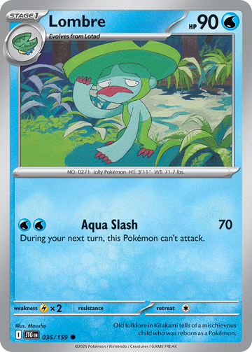 036/159 - Lombre - [Common] - Reverse Holo