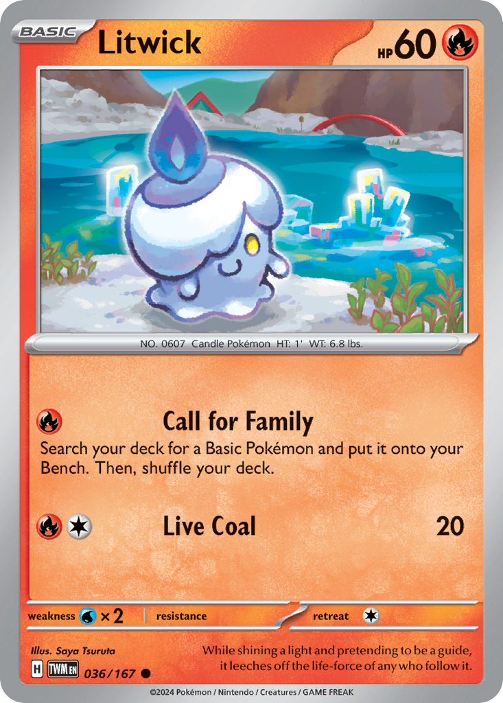 036/167 - Litwick - [Common] - Reverse Holo