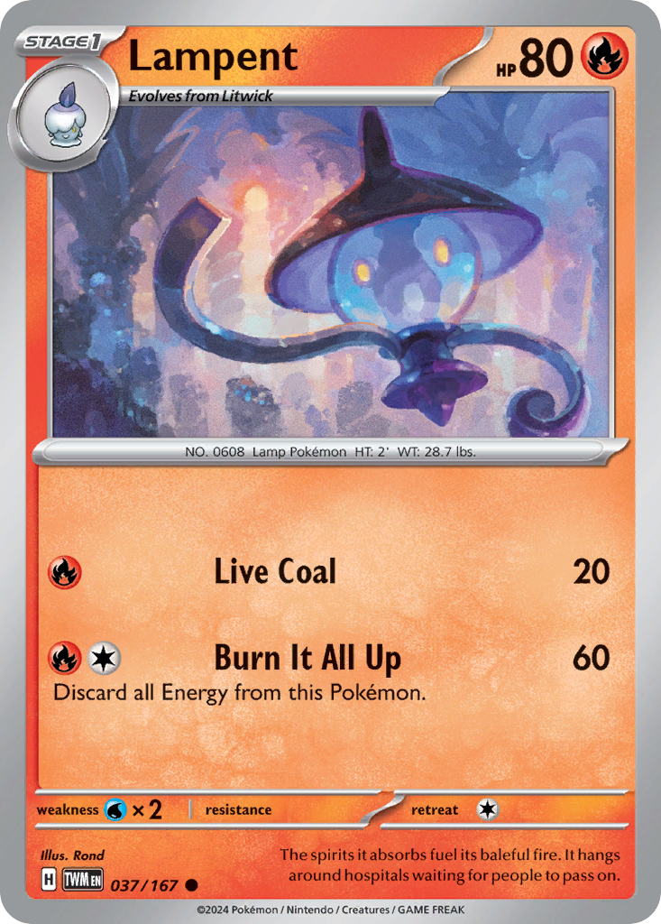 037/167 - Lampent - [Common] - Reverse Holo