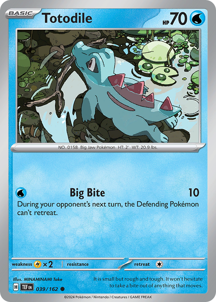 039/162 - Totodile - [Common] - Reverse Holo