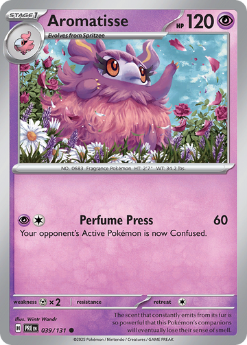 039/131 - Aromatisse - [Common] - Poké Ball Holo