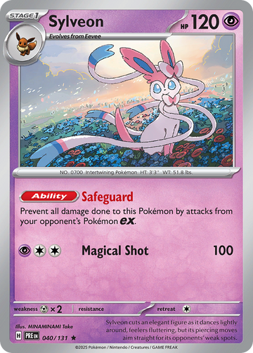040/131 - Sylveon - [Rare] - Reverse Holo