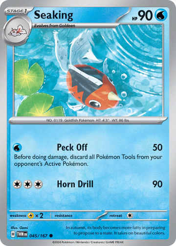 045/167 - Seaking - [Common] - Reverse Holo