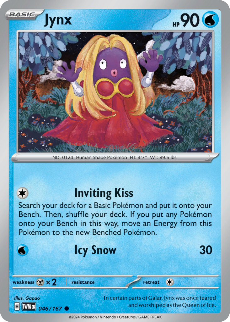 046/167 - Jynx - [Common] - Reverse Holo