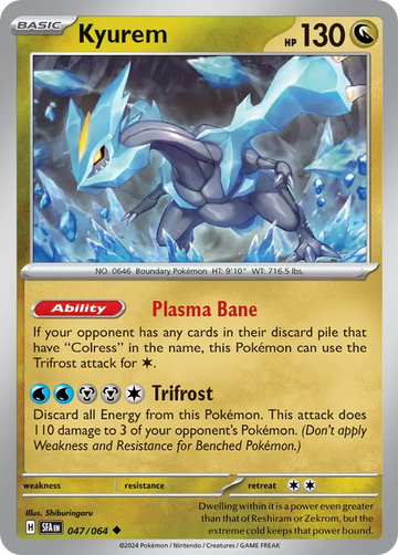 047/064 - Kyurem - [Uncommon] - Reverse Holo