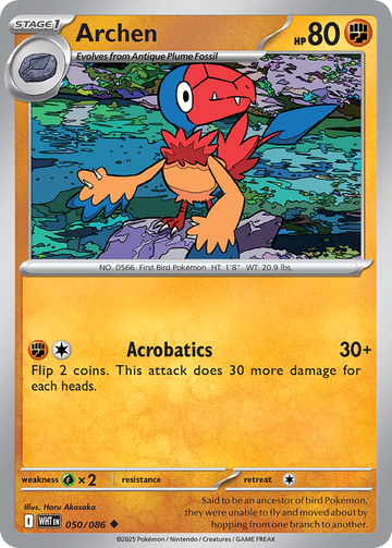050/086 - Archen - [Uncommon] - Reverse Holo