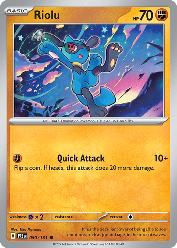 050/131 - Riolu - [Common] - Reverse Holo