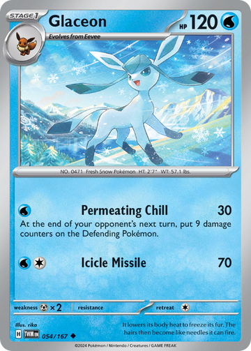 054/167 - Glaceon - [Uncommon]