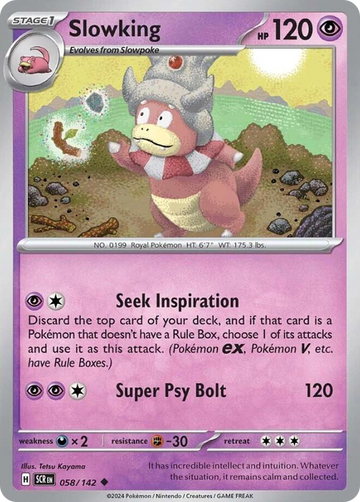 058/142 - Slowking - [Uncommon] - Reverse Holo