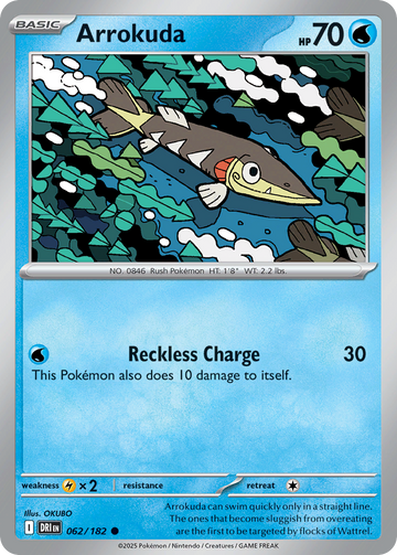 062/182 - Arrokuda - [Common] - Reverse Holo