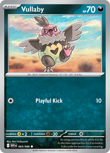 063/086 - Vullaby - [Common] - Reverse Holo