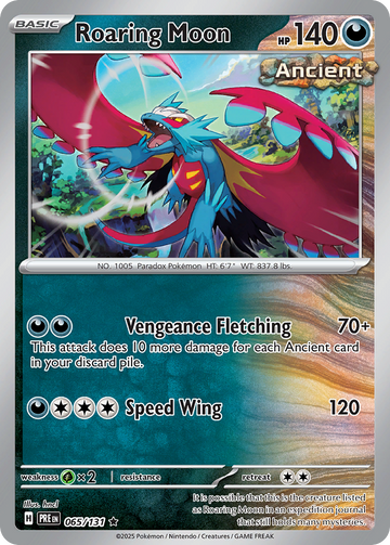 065/131 - Roaring Moon - [Rare] - Poké Ball Holo