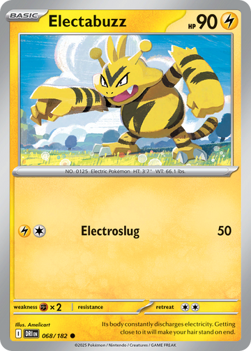 068/182 - Electabuzz - [Common] - Reverse Holo