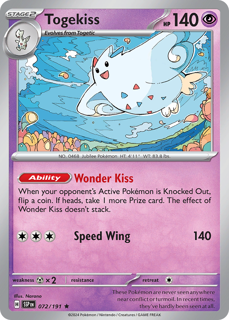 072/191 - Togekiss - [Rare]