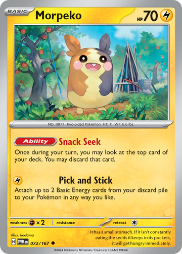 072/167 - Morpeko - [Uncommon] - Reverse Holo