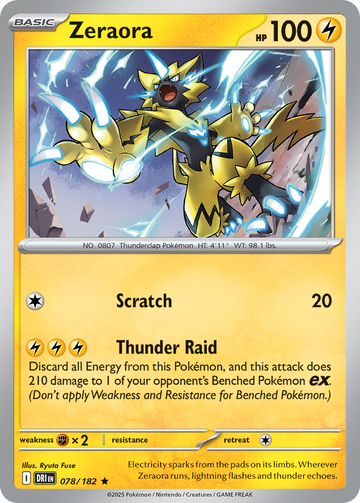 078/182 - Zeraora - [Rare]