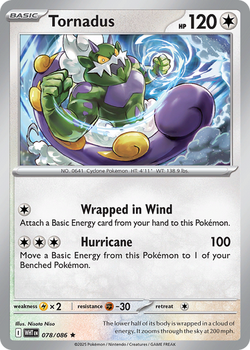 078/086 - Tornadus - [Rare]