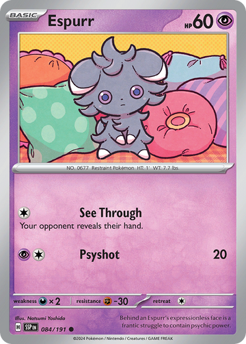 084/191 - Espurr - [Common] - Reverse Holo