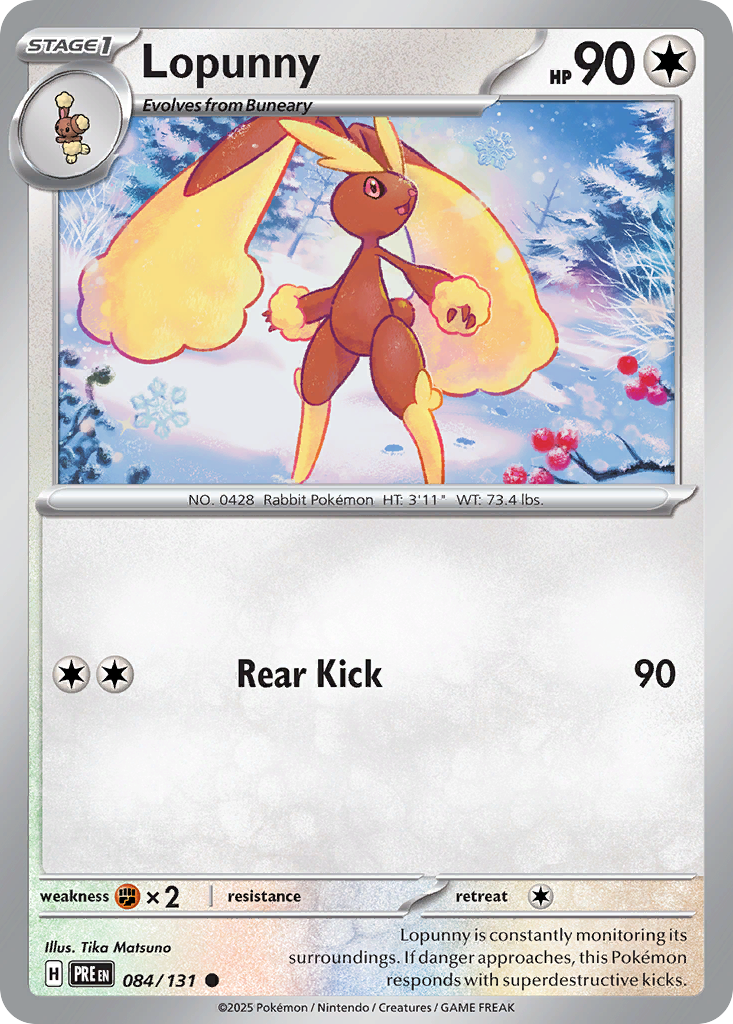 084/131 - Lopunny - [Common] - Reverse Holo