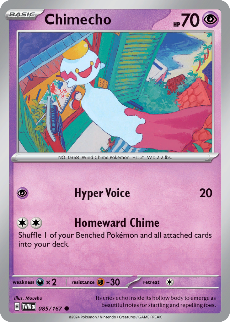 085/167 - Chimecho - [Common] - Reverse Holo