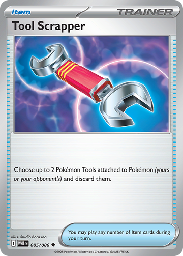 085/086 - Tool Scrapper - [Uncommon] - Poké Ball Reverse Holo