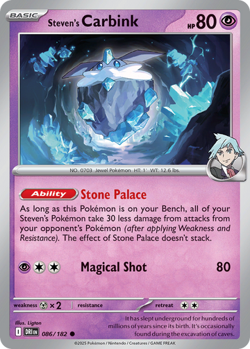 086/182 - Steven's Carbink - [Common] - Reverse Holo