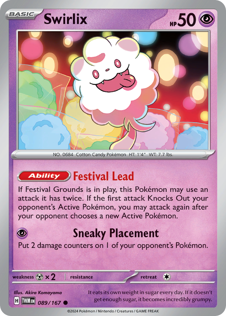 089/167 - Swirlix - [Common] - Reverse Holo