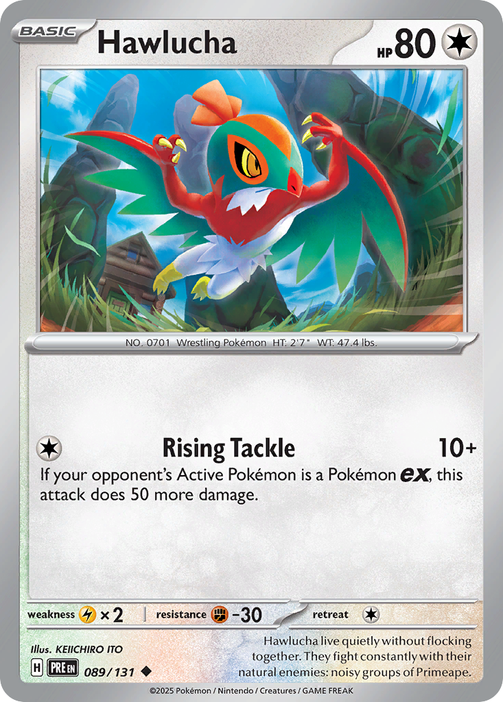 089/131 - Hawlucha - [Uncommon] - Reverse Holo