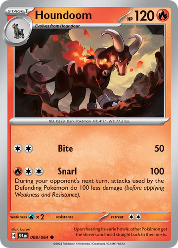 008/064 - Houndoom - [Common] - Reverse Holo