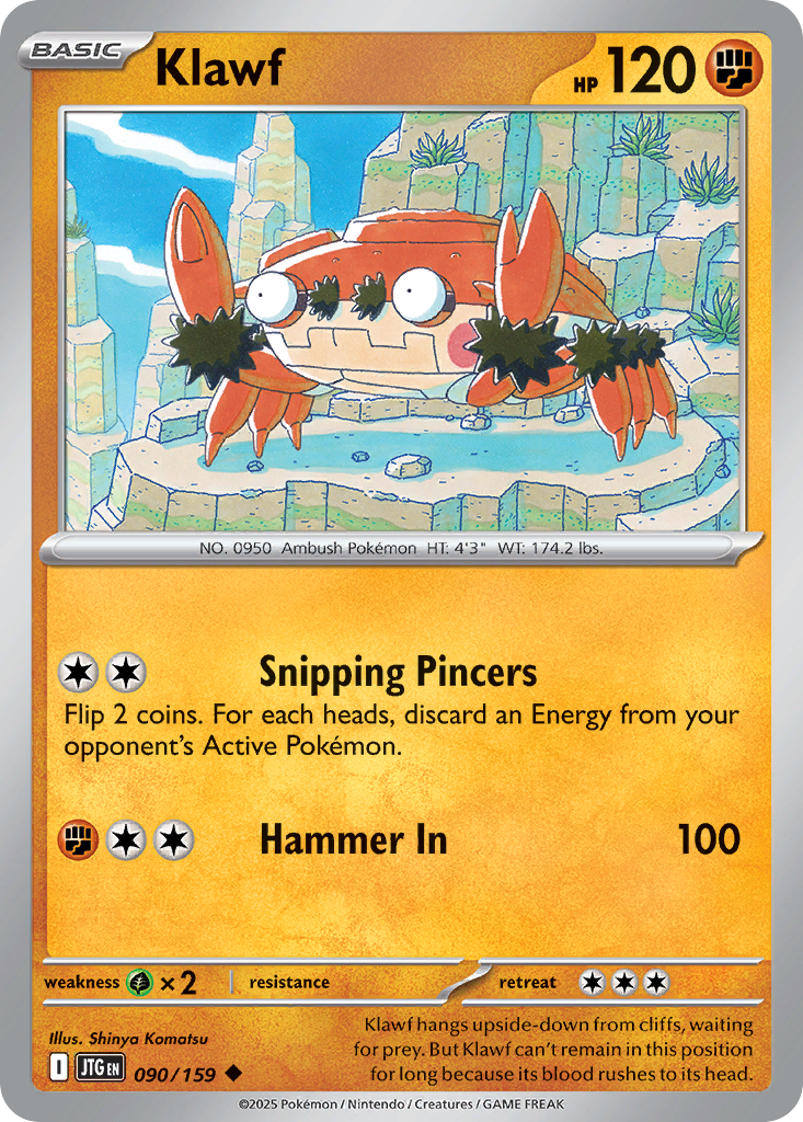 090/159 - Klawf - [Uncommon] - Reverse Holo