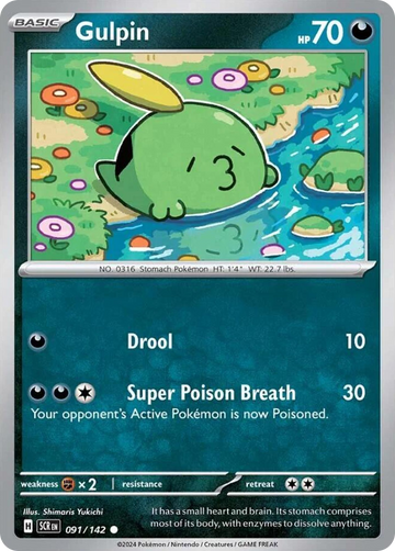 091/142 - Gulpin - [Common] - Reverse Holo